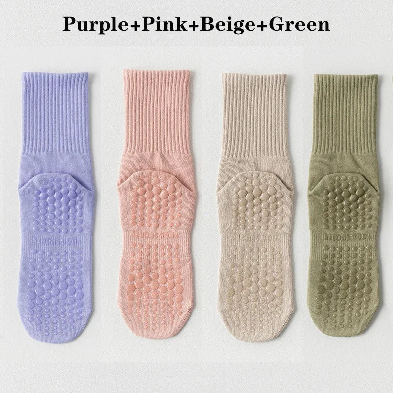 Chaussettes de Yoga & Pilates Antidérapantes
