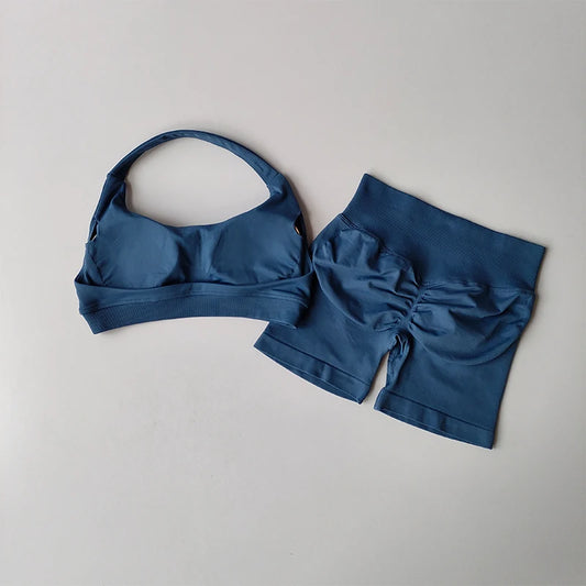Ensemble de Sport Femme – Brassière & Shorty