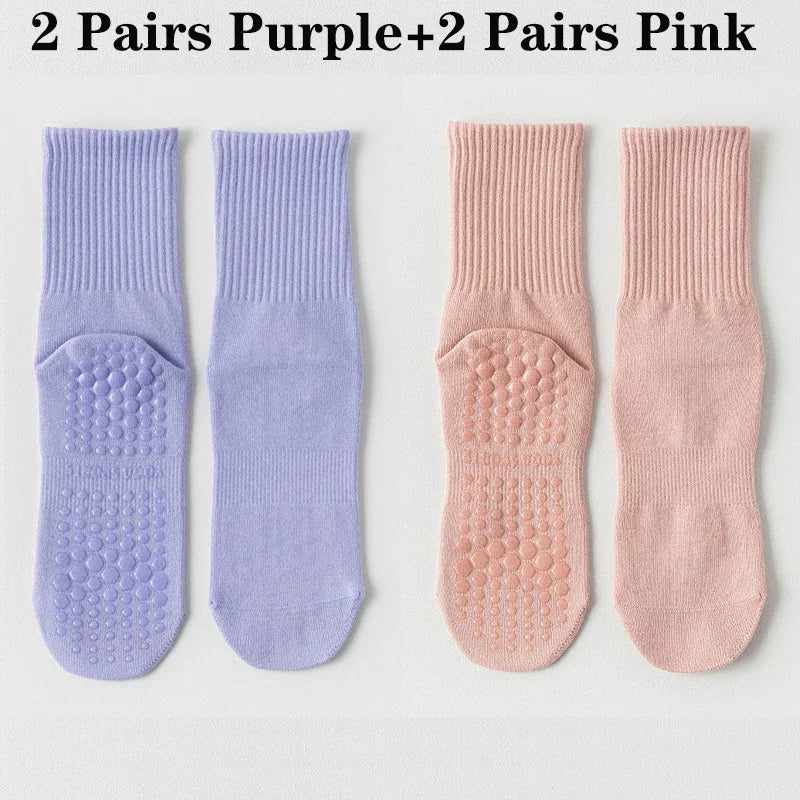 Chaussettes de Yoga & Pilates Antidérapantes