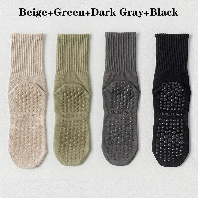 Chaussettes de Yoga & Pilates Antidérapantes