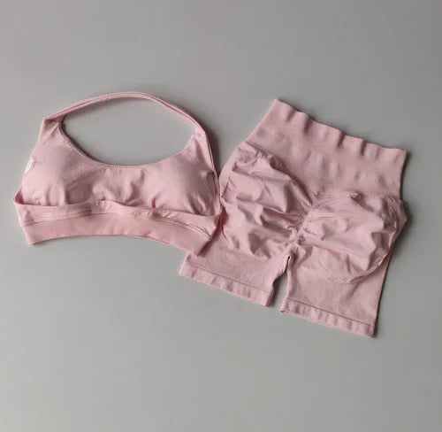 Ensemble de Sport Femme – Brassière & Shorty
