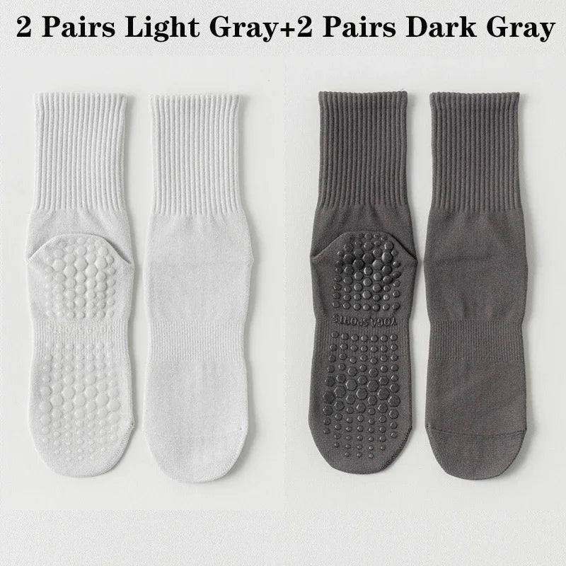 Chaussettes de Yoga & Pilates Antidérapantes