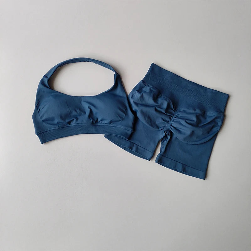 Ensemble de Sport Femme – Brassière & Shorty