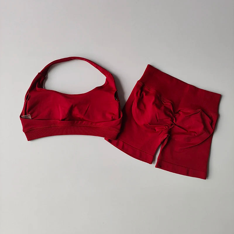 Ensemble de Sport Femme – Brassière & Shorty