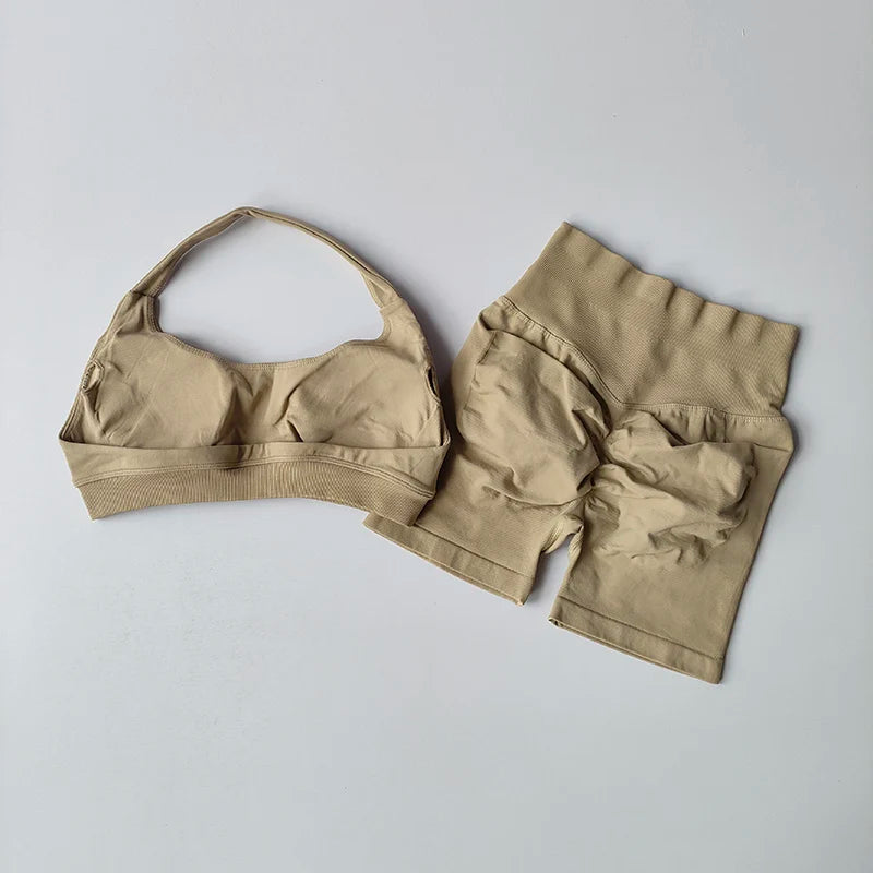 Ensemble de Sport Femme – Brassière & Shorty