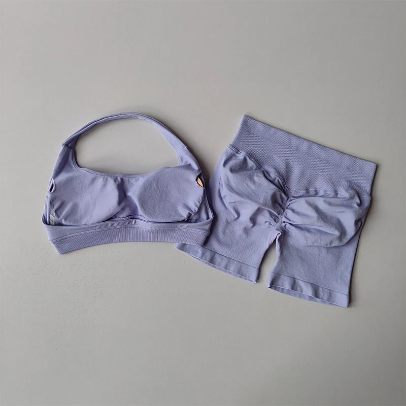 Ensemble de Sport Femme – Brassière & Shorty