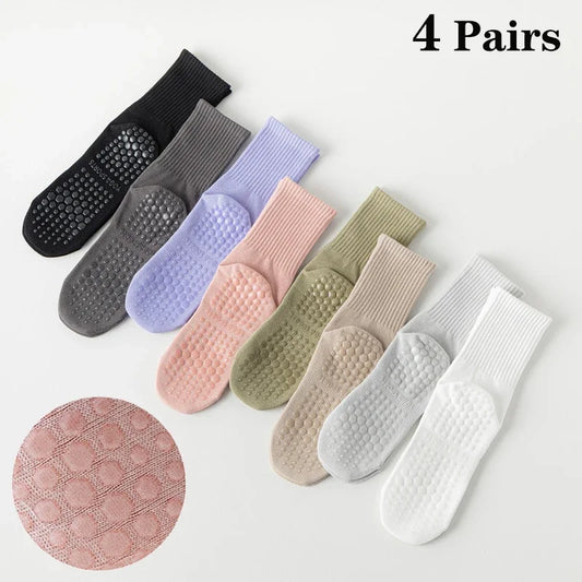 Chaussettes de Yoga & Pilates Antidérapantes