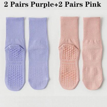 Chaussettes de Yoga & Pilates Antidérapantes