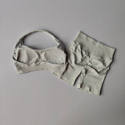 Ensemble de Sport Femme – Brassière & Shorty