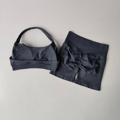 Ensemble de Sport Femme – Brassière & Shorty