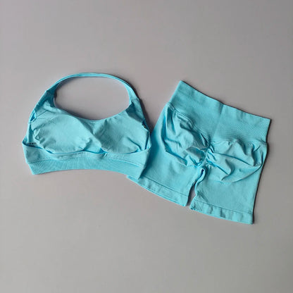 Ensemble de Sport Femme – Brassière & Shorty