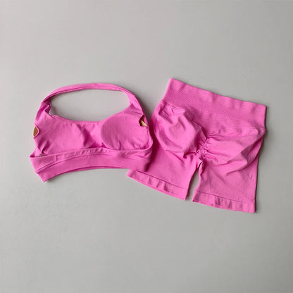 Ensemble de Sport Femme – Brassière & Shorty