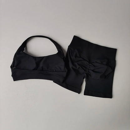 Ensemble de Sport Femme – Brassière & Shorty