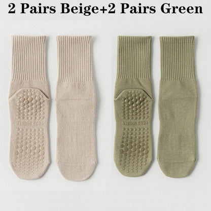 Chaussettes de Yoga & Pilates Antidérapantes